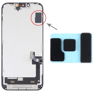 LCD Black Adhesive Sticker fr Apple iPhone 14 / 14 Plus Ersatzteil 