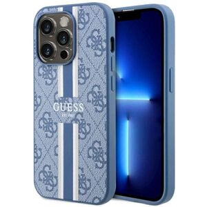 Guess 4G Printed Stripes MagSafe Hlle Apple iPhone 14 Pro Max Blau