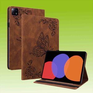 Fr Xiaomi Pad 6 / 6 Pro Kunstleder Schmetterling Style Tablet Tasche
