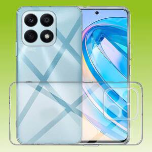 F�r Honor X8a Silikoncase TPU Schutz Transparent Handy Tasche H�lle Cover Etui Neu