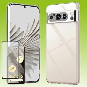 Fr Google Pixel 8 Pro Cover Handy Tasche Etuis TPU Hart Glas Panzer Folie AUSWAHL