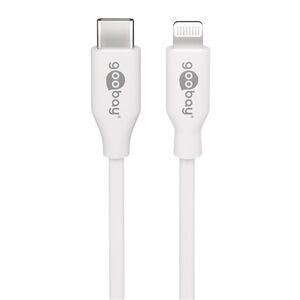 Goobay Apple Lightning auf USB-C Daten- und Ladekabel 2m Wei