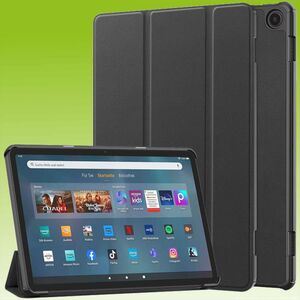 Fr Amazon Fire Max 11 3folt Wake UP Smart Cover Schwarz Tasche Etuis Hlle