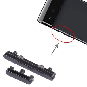 Power und Volume Control Button fr Google Pixel 6 Ersatzteil Schwarz