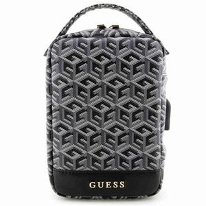 Guess Universelle Tasche Tragetasche Umhngetasche GCube Stripe Black