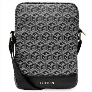 Guess Universelle Tasche Tragetasche Umhngetasche GCube Stripe Schwarz