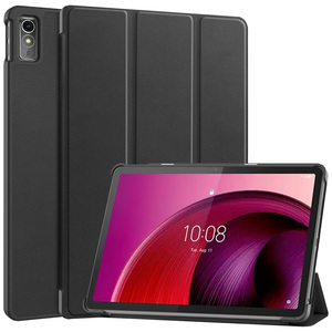 Fr Lenovo Tab M10 5G 10.6 Zoll 2023 3folt Wake UP Smart Cover Schwarz Tasche Etuis Hlle