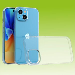 Fr Apple iPhone 15 Silikon TPU Transparent Handy Tasche Hlle Case