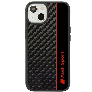 Audi Apple iPhone 14 Schutzhlle Tasche Case Cover Carbon Faserstreifen