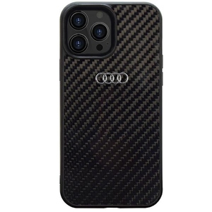 Audi Apple iPhone 14 Pro Schutzhlle Tasche Cover Carbon Faser Schwarz