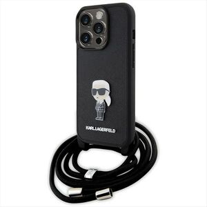 Karl Lagerfeld  Apple iPhone 15 Pro Schutzh�lle Saffiano Metal Pin 