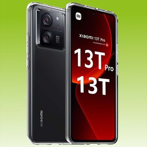 Fr Xiaomi 13T / 13T Pro Cover Handy Tasche Etuis TPU Hart Glas Folie AUSWAHL