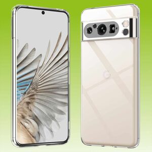 F�r Google Pixel 8 Pro Silikon TPU Transparent Handy Tasche H�lle Cover 