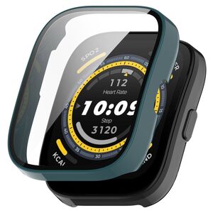 Fr Amazfit Bip 5 Kunststoff Smart Watch Hlle mit Schutzglas Grn