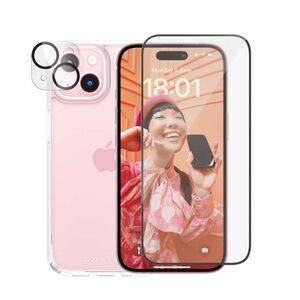 F�r Apple iPhone 15 PanzerGlass 3-in-1 Protection Pack Schutzglas