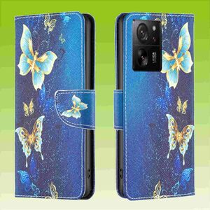 F�r Xiaomi 13T / 13T Pro Kunstleder Handy Tasche Book Mo2 Etuis Case