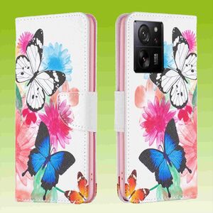 Fr Xiaomi 13T / 13T Pro Kunstleder Handy Tasche Book Mo3 Etuis Case
