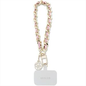 Guess Saffiano Chain Kette Universell Umhngekette 4G Charm Pink