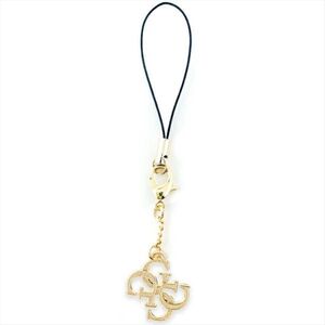 Guess 4G Glitter Charm Logo Anhnger Accessoires Gold