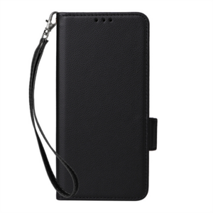 Fr Fairphone 5 Handy Tasche mit Schlaufe Wallet Premium Schutz Hlle Case Cover Etuis Neu Zubehr Schwarz