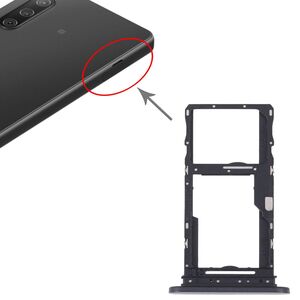 Fr Sony Xperia 10 IV Dual SIM + Mirco SD Karten Halter Tray Ersatzteil Reparatur Schwarz