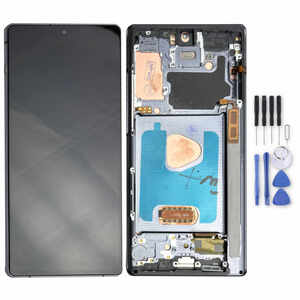 Fr Samsung Galaxy Note 20 Display Full OLED LCD mit Rahmen Einheit Touch Ersatzteil Reparatur Schwarz