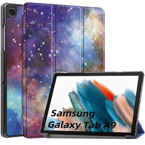 Fr Samsung Galaxy Tab A9 3folt Wake UP Smart Cover Tasche Etuis Hlle