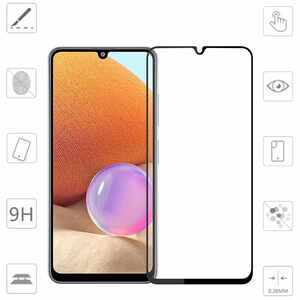 Fr Samsung Galaxy A15 2x 3D Premium 0,3 mm H9 Hart Glas Schwarz Folie