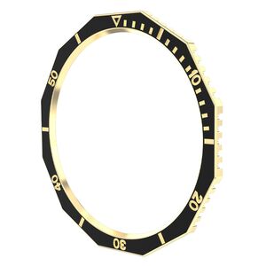 Fr Samsung Galaxy Watch 6 Classic 47mm Lnettenring Schwarz / Gold