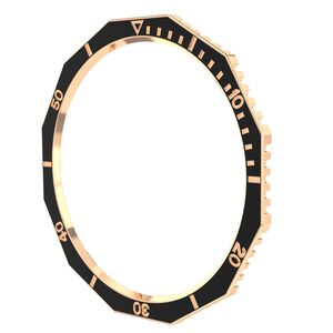 Fr Samsung Galaxy Watch 6 Classic 47mm Lnettenring Schwarz Rose Gold