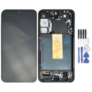 Fr Samsung Galaxy S23 Plus Display Full OLED LCD mit Rahmen Einheit Touch Ersatzteil Reparatur Schwarz