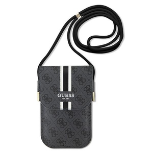 Guess Torebka Universell Handy Tasche Umhngetasche 4G Stripes Schwarz