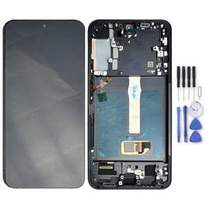 Fr Samsung Galaxy S22 Plus 5G Display Full OLED LCD mit Rahmen Einheit Touch Ersatzteil Reparatur Schwarz