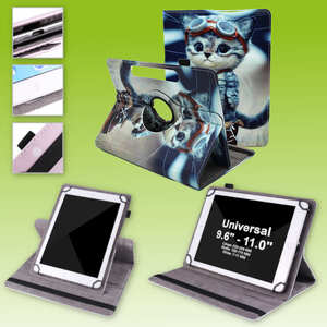 F�r Doogee T30 Pro 11 Zoll 360 Grad Uni Motiv 6 Tablet Tasche Etuis