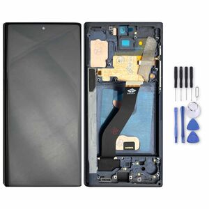 Fr Samsung Galaxy Note 10 Display Full TFT LCD mit Rahmen Einheit Touch Ersatzteil Reparatur Schwarz (ohne Fingerprint)