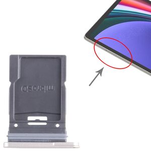 Fr Samsung Galaxy Tab S9 SM-X710 Micro SD SIM Kartenhalter WiFi- Edition Silber 