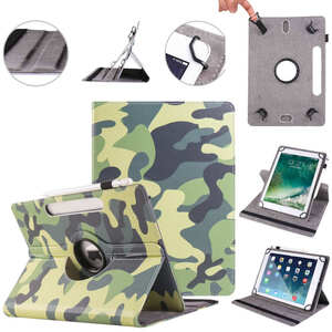 F�r Apple Tablet Motiv Muster 360 Grad Rotation Tasche Kunst-Leder H�lle Etuis Cover Schutz Case Zubeh�r