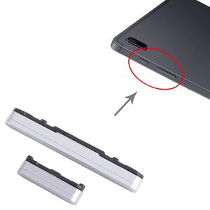 Fr Samsung Galaxy Tab S7 FE Power Button & Volume Button Ersatzteil Reparatur Silber  