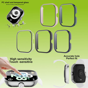 Fr Xiaomi Redmi Watch 4 Kunststoff Smart Watch Hlle + 3D Schutzglas