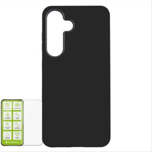 F�r Samsung Galaxy S24 TPU H�lle Case Schwarz + 0,26 H9 Glas Schutz