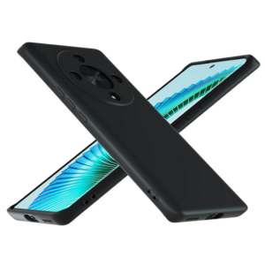 F�r Honor Magic 6 Lite Silikon TPU Schutz Handy H�lle Cover Schwarz