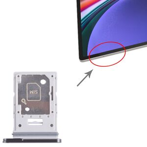 Fr Samsung Galaxy Tab S9 SIM + Micro SD Kartenhalter Graphite Ersatzteil Reparatur