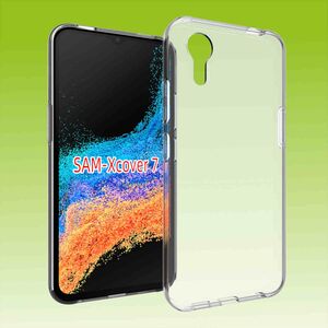 F�r Samsung Galaxy XCover 7 Silikon TPU Schutz Handy H�lle Case d�nn