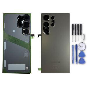 Akkudeckel Back Cover Akku Fach Deckel f�r Samsung Galaxy S24 Ultra GH82-33349A Titanium Grey Ersatzteil