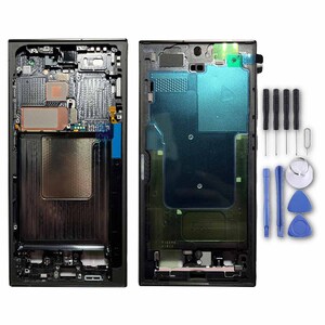 Rahmen Frame f�r Samsung Galaxy S24 Ultra GH82-33399B Titanium Black Ersatzteil