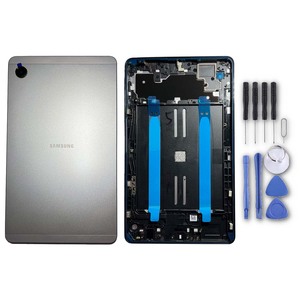 Akkudeckel Back Cover Akku Fach Deckel f�r Samsung Galaxy Tab A9 4G GH81-24741A Silber Ersatzteil