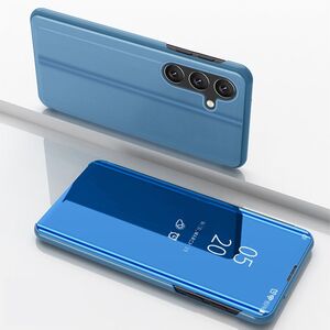 Fr Samsung Galaxy A55 View Spiegel Handy Smart Cover Wake UP Dunkelblau