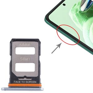 Fr Xiaomi Poco F5 SIM + SIM Card Tray Kartenhalter Silber Ersatzteil Reparatur 
