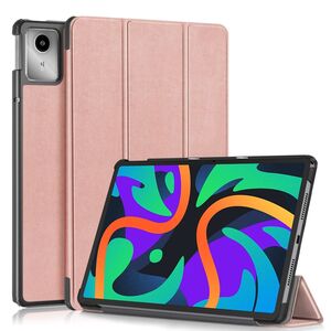 F�r Lenovo Tab M11 3folt Wake UP Smart Cover Tasche Etuis H�lle Rose Gold