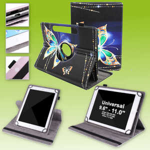 Fr Lenovo Tab Smart Paper 10.1 360 Grad Uni Motiv 12 Tasche Hlle